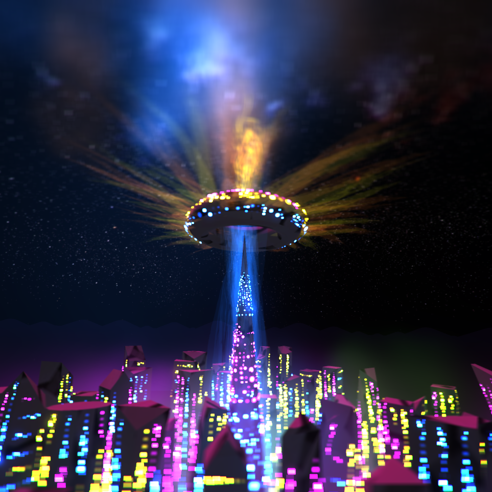 VR art by wildc4rd-city of light 3